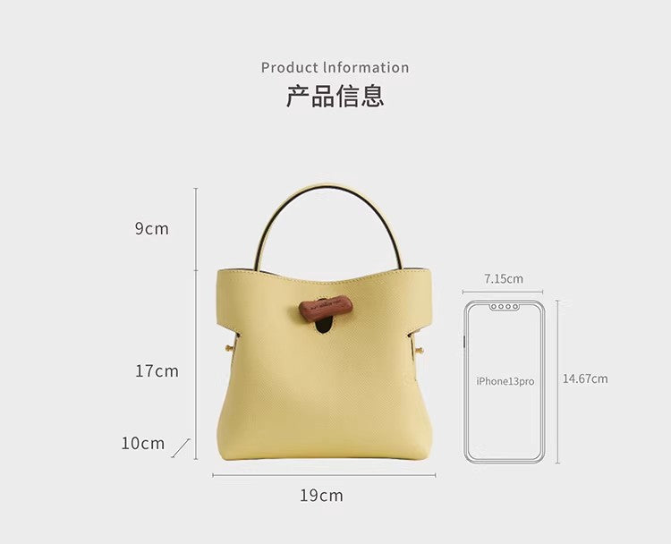 "Qingyi" Series Tote Bag Yellow