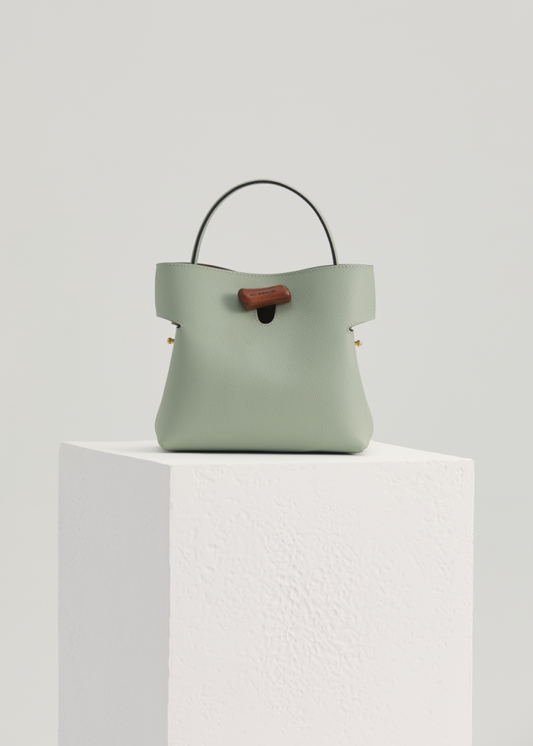 "Qingyi" Series Ru Kiln Green Tote Bag