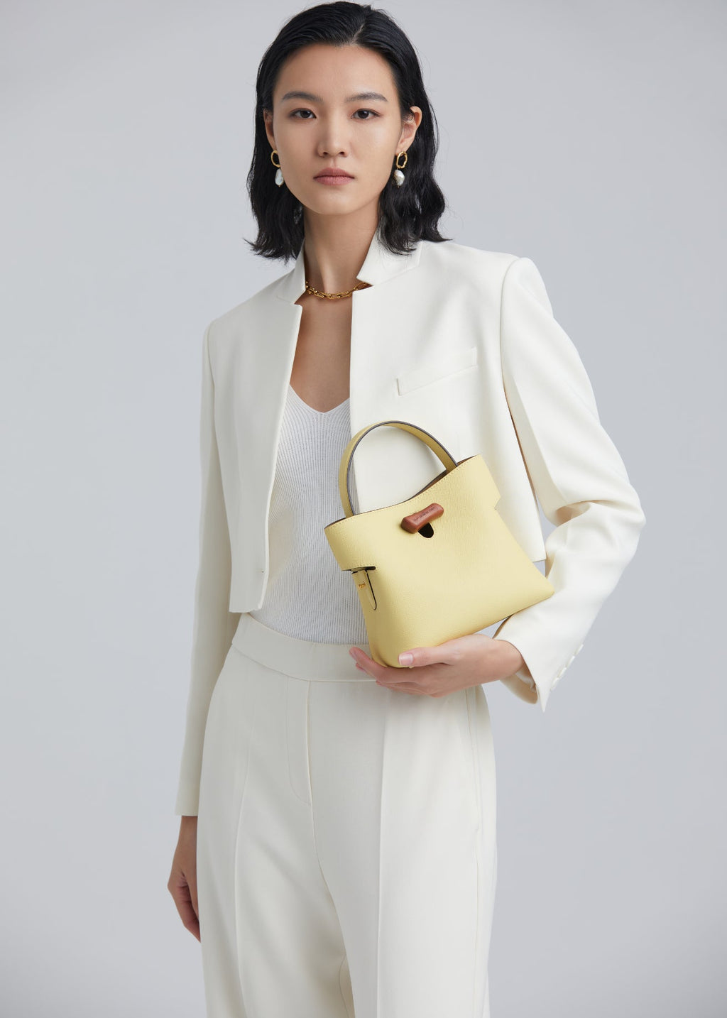 "Qingyi" Series Tote Bag Yellow