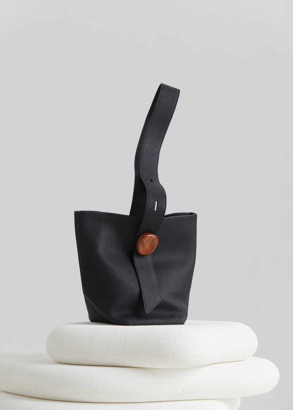 Stone Flow Collection Small Bucket Bag