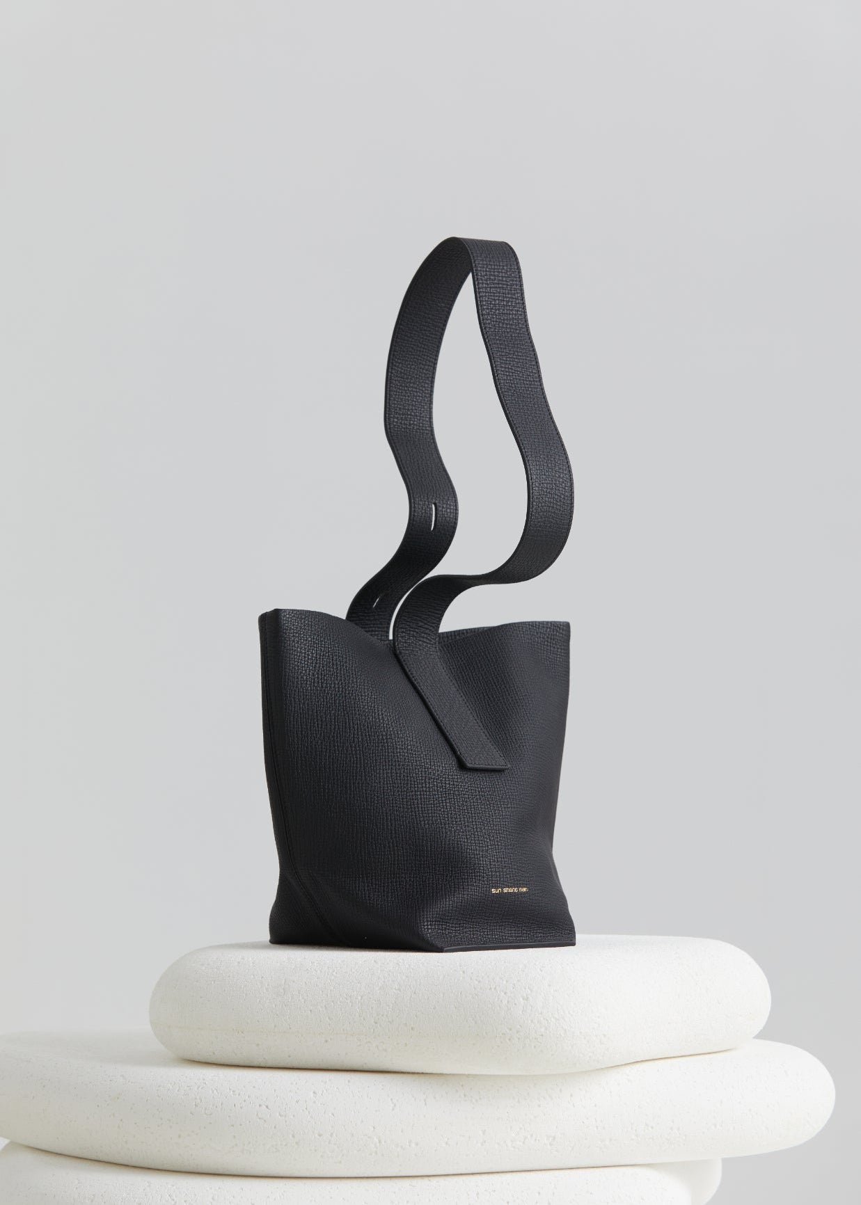 Stone Flow Collection Small Bucket Bag