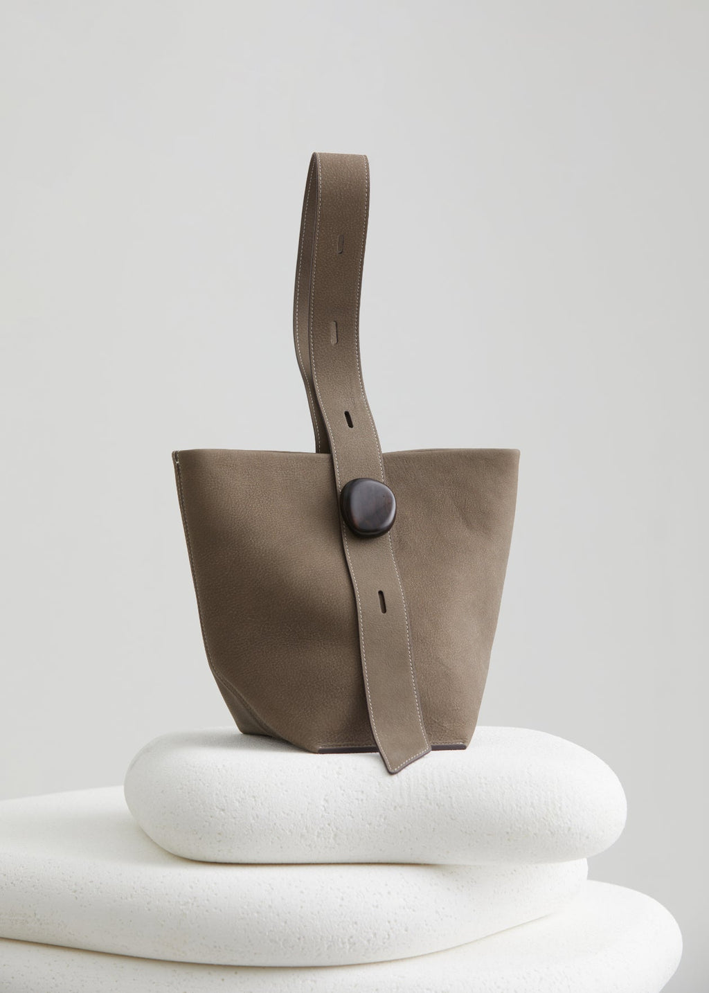 Stone Flow Collection Small Bucket Bag