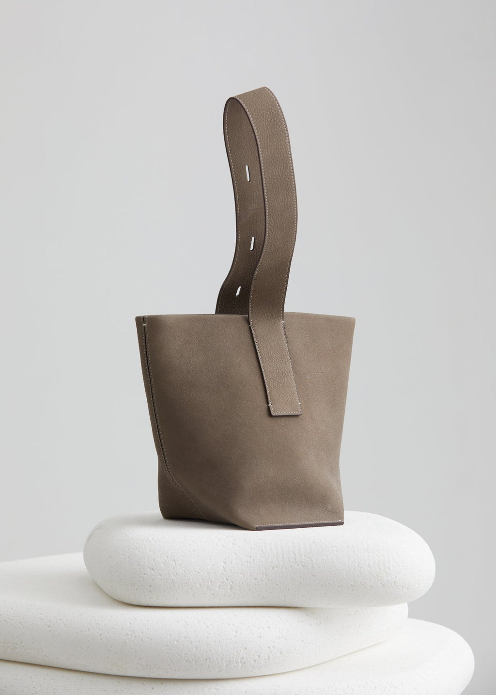 Stone Flow Collection Small Bucket Bag