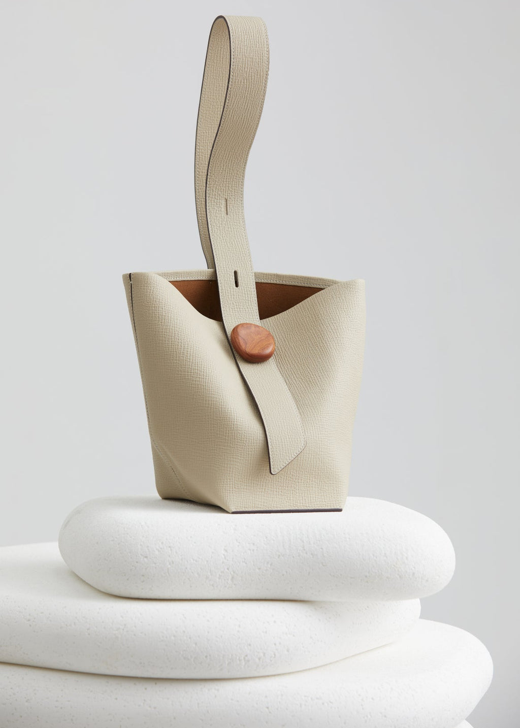 Stone Flow Collection Small Bucket Bag