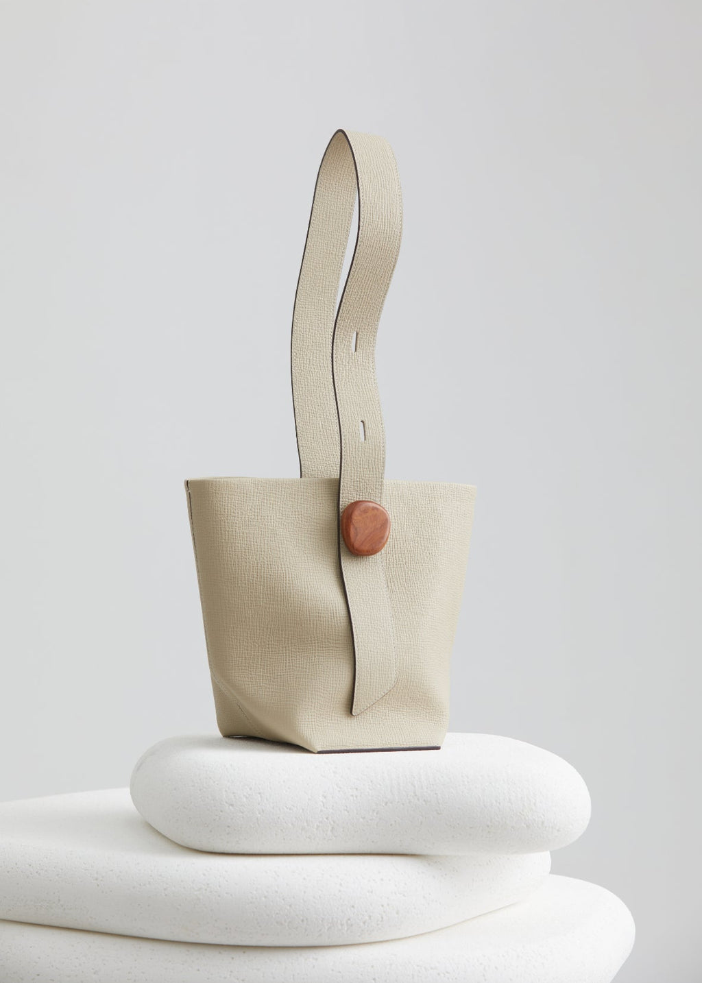 Stone Flow Collection Small Bucket Bag