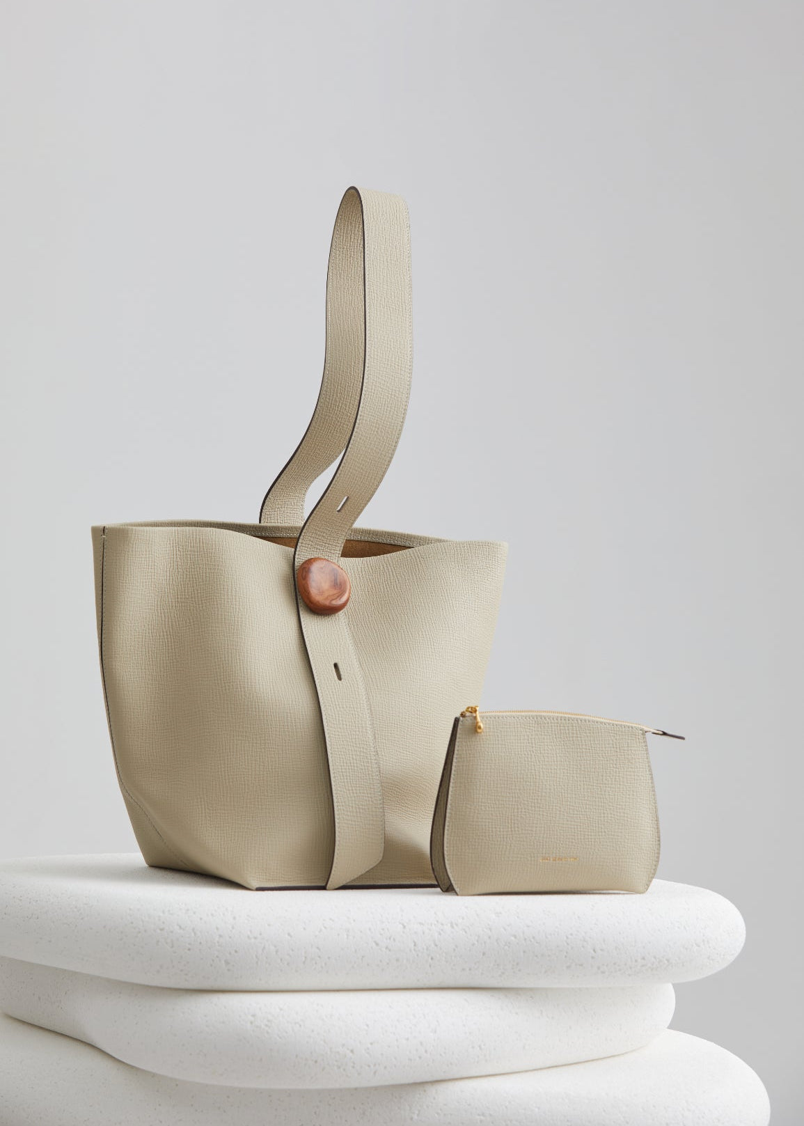 Stone Flow Collection Large Bucket Bag