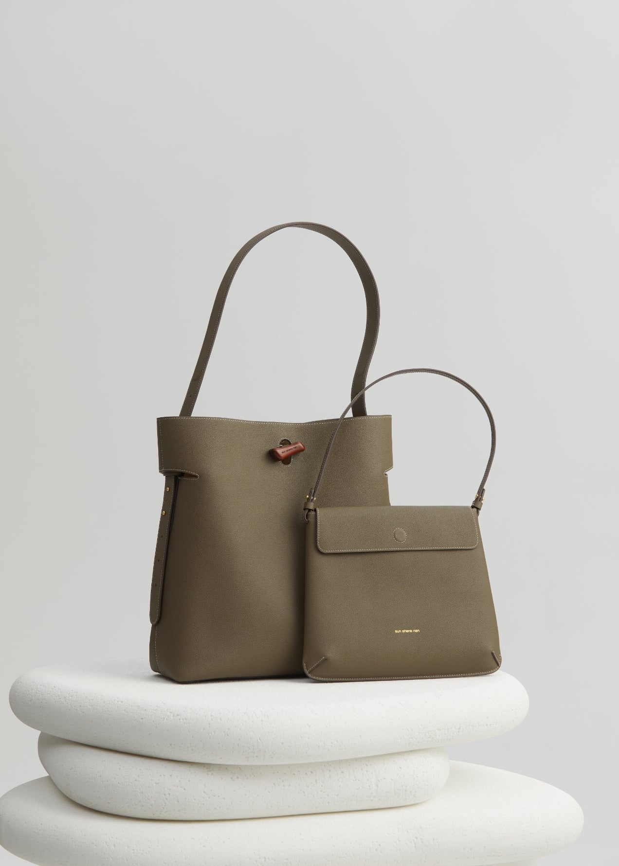 "Qingjin" Series Large Shoulder Bag