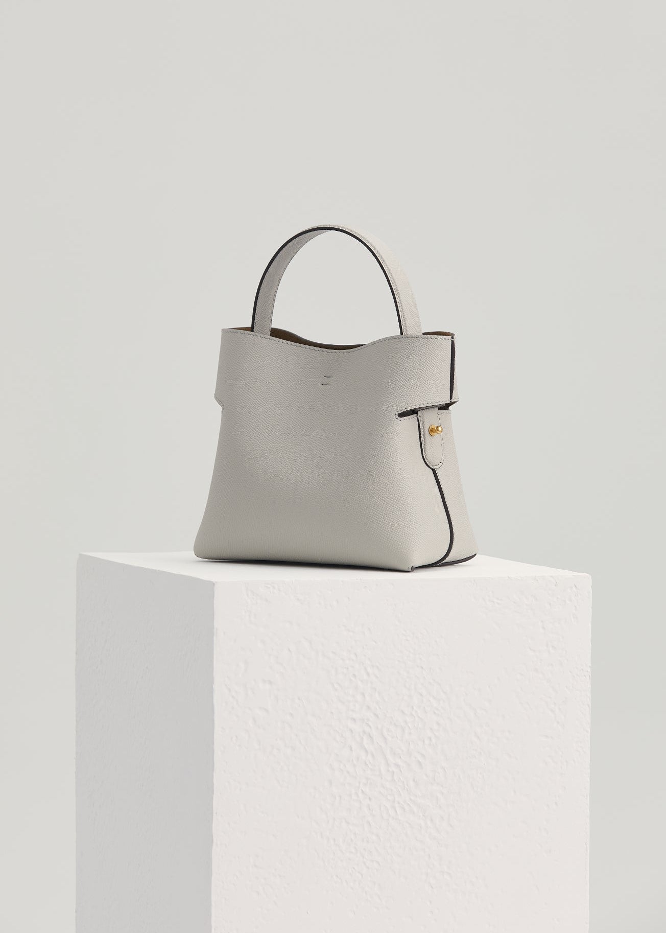 "Qingyi" Series Pearl Gray Tote Bag