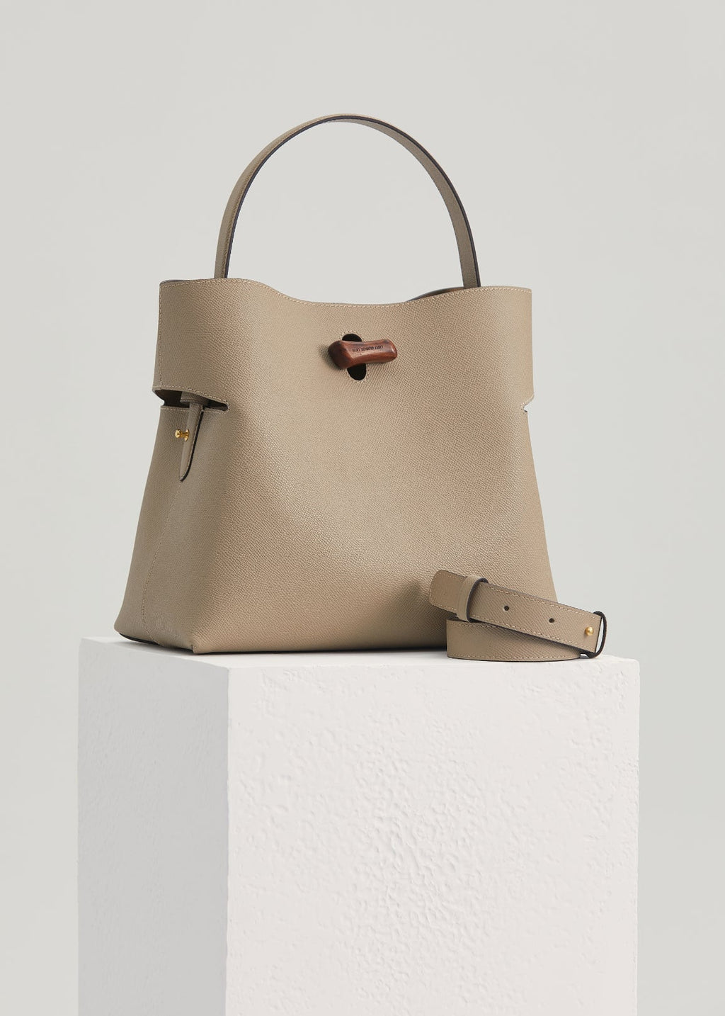 "Qingyi" Series Khaki Tote Bag