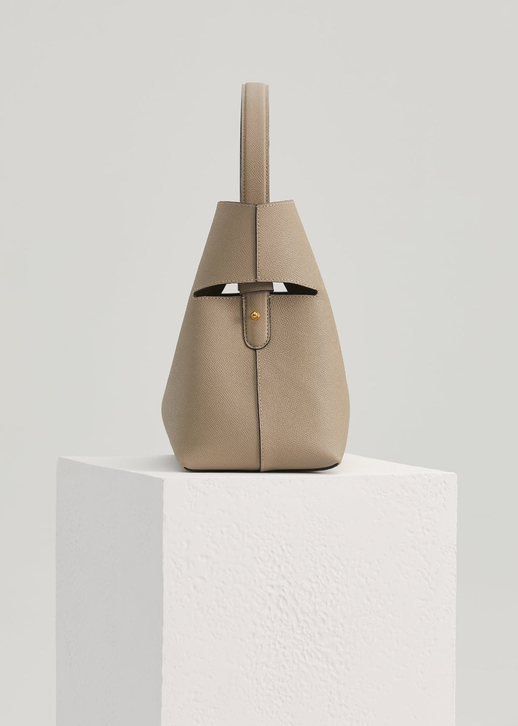 "Qingyi" Series Khaki Tote Bag