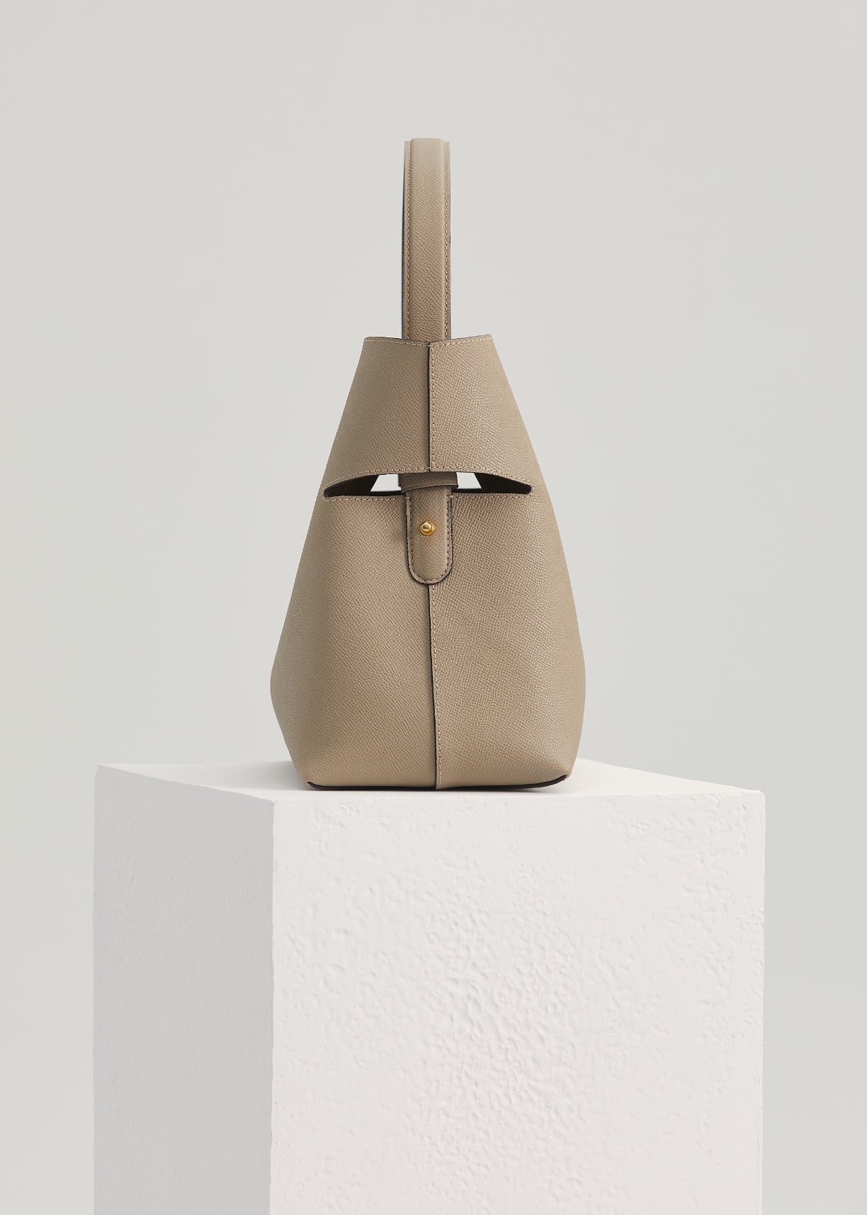 "Qingyi" Series Khaki Tote Bag