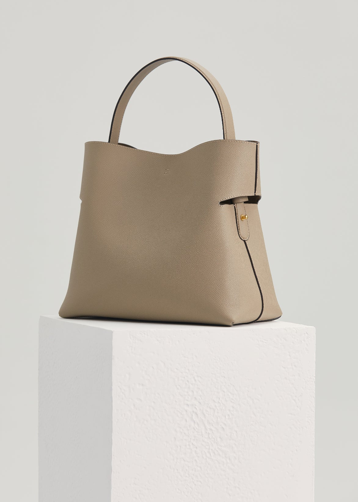 "Qingyi" Series Khaki Tote Bag