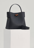 "Qingyi" Series Black Tote Bag