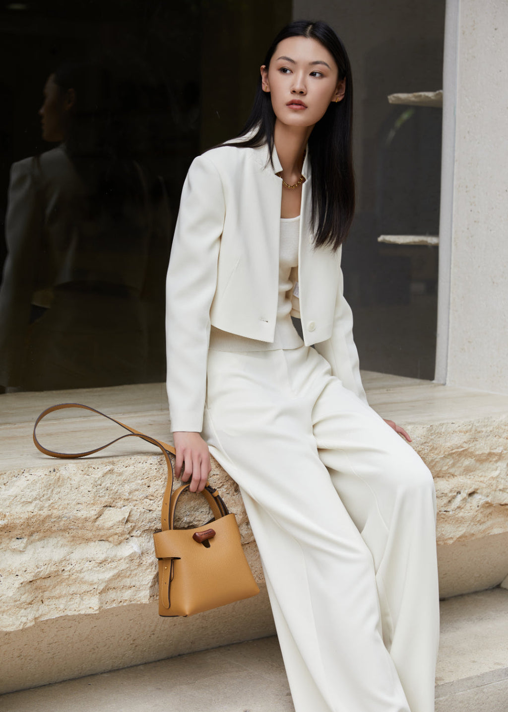 "Qingyi" Series Biscuit Tote Bag