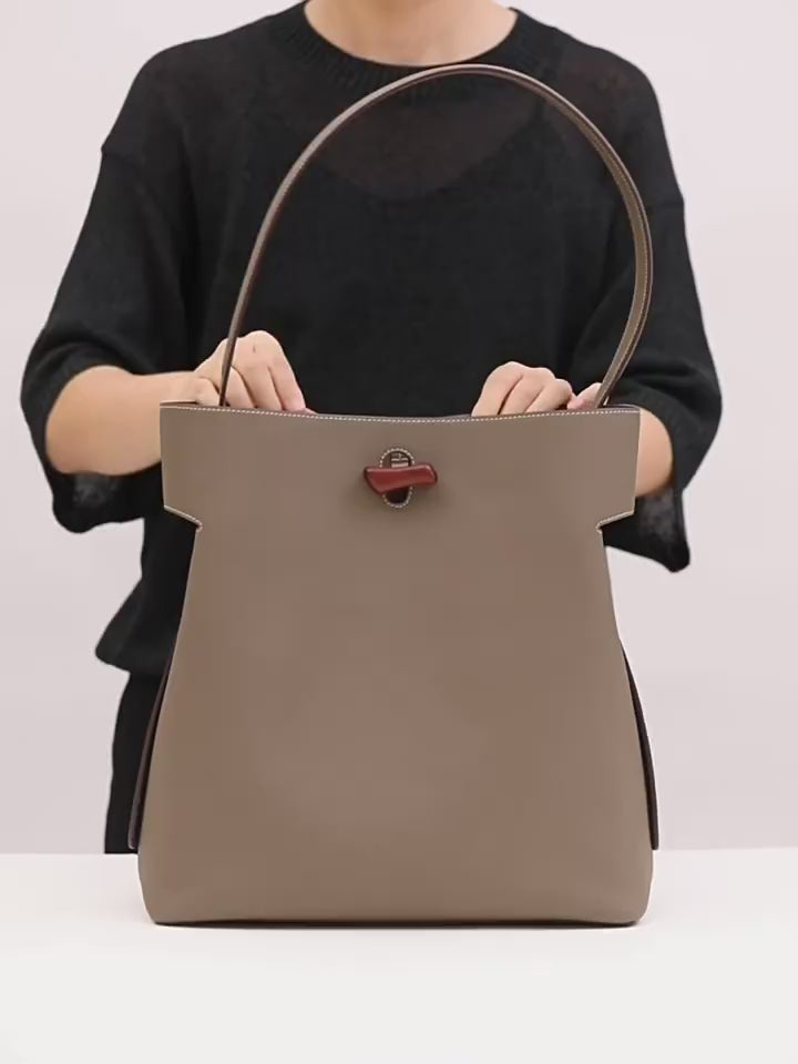 "Qingjin" Series Large Shoulder Bag