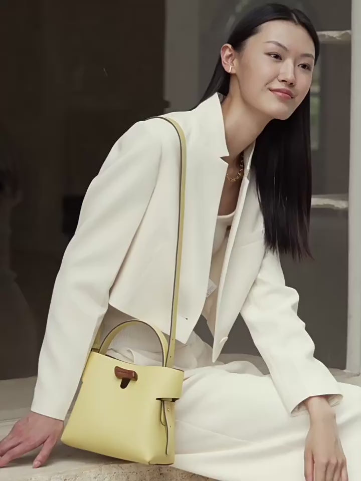 "Qingyi" Series Tote Bag Yellow